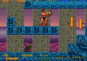une photo d'Ã©cran de Rastan Saga 2 sur Arcade